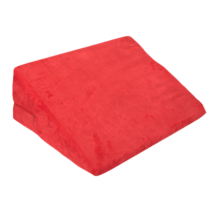 Red wedge cushion on a transparent background